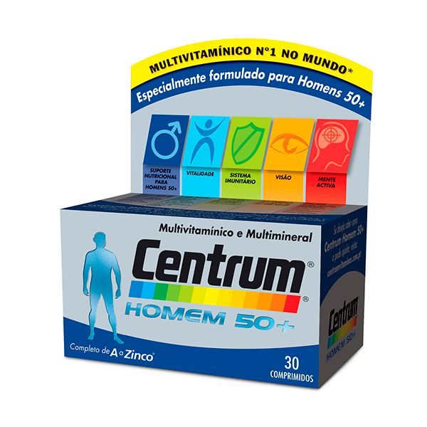 Centrum Homem 50+ 30comp
