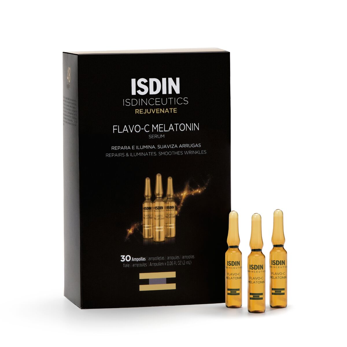 Isdinceutics Flavo-C Melatonin Noite 30 ampolas