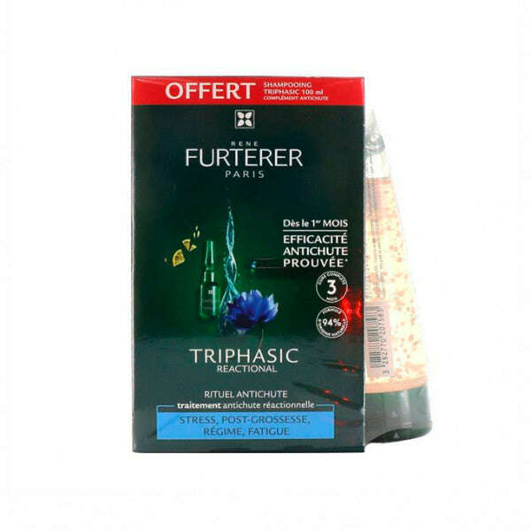 Rene Furterer Triphasic Reacional Ampolas+Champô 100ml