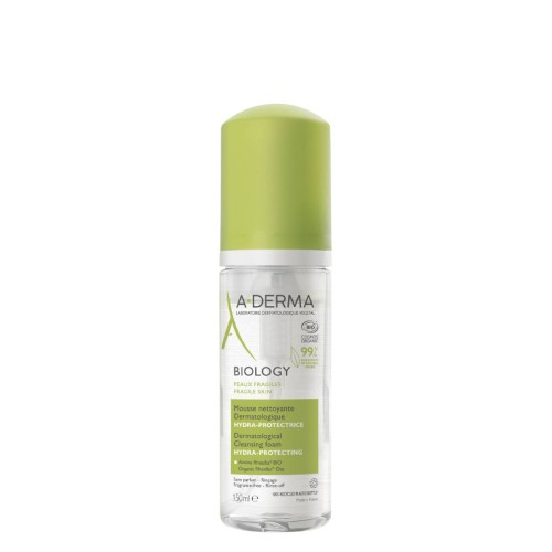 A-Derma Biology Espuma De Limpeza Rosto 150ml