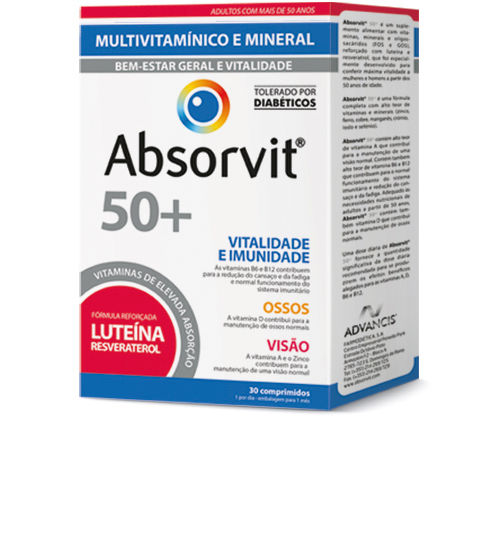 Absorvit 50+ 30comp