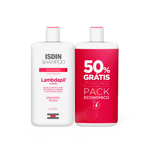 Isdin Lambdapil Antiqueda Champô 400ml Pack Duplo