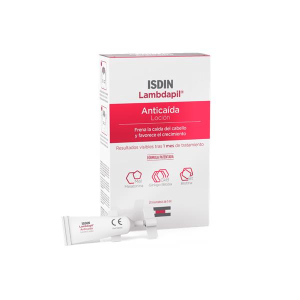 Isdin Lambdapil Loção Capilar Antiqueda 20 unidades